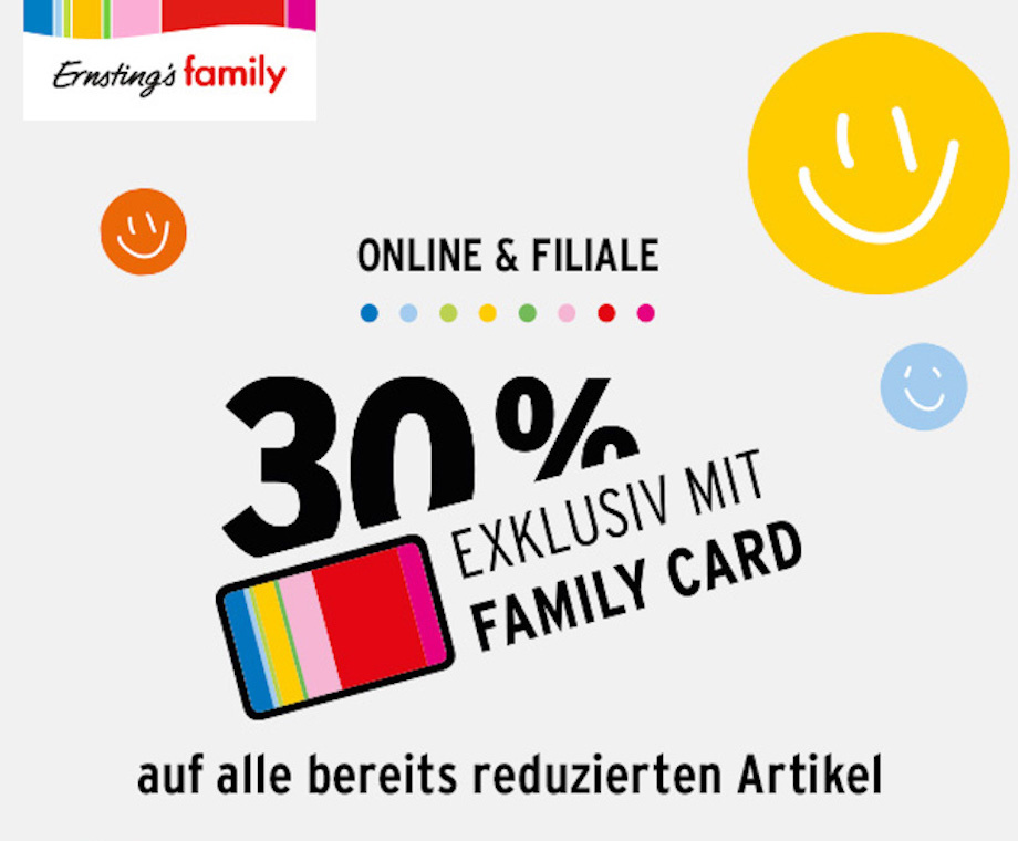 Aktion bei Ernsting's Family